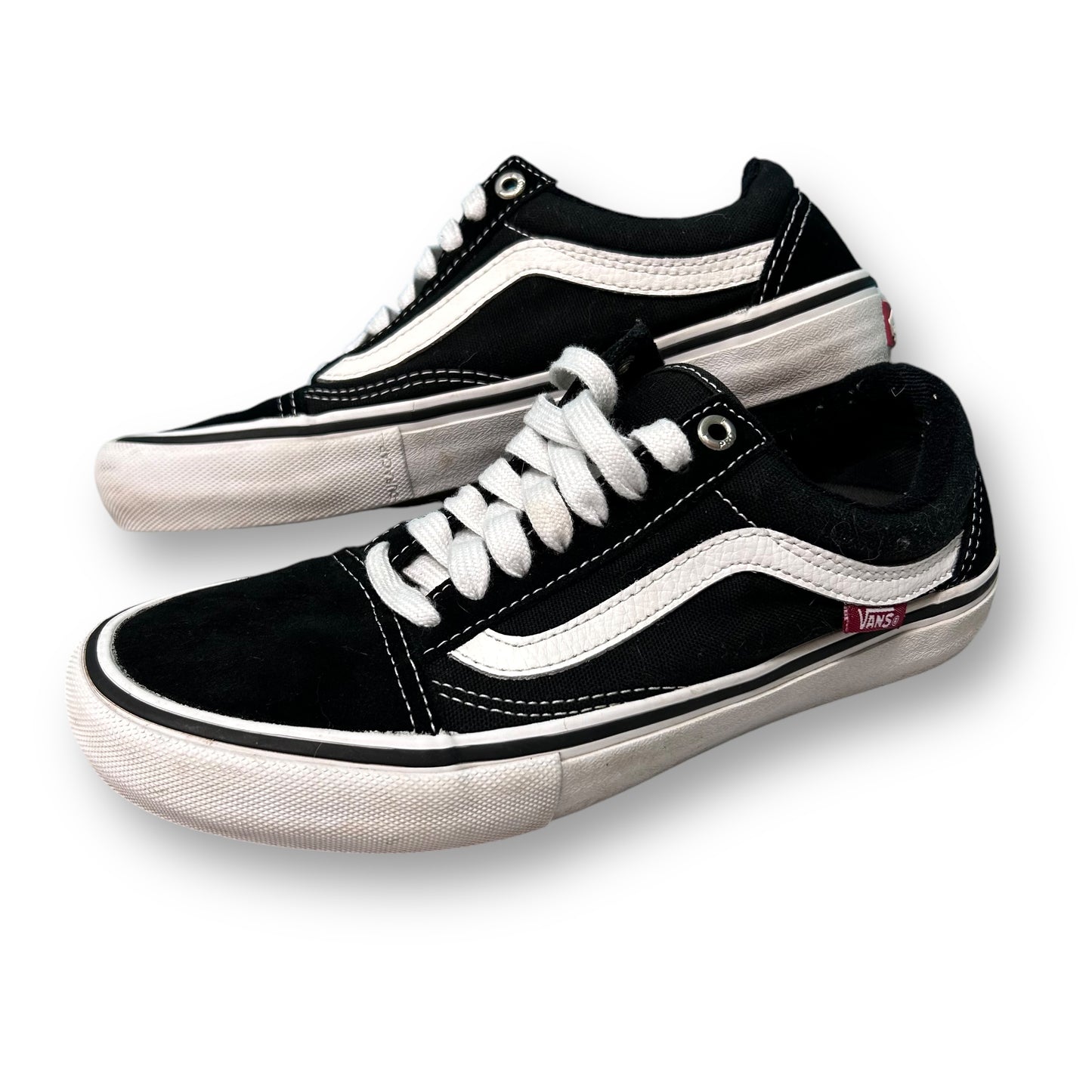 Black Vans Sneaker Size 5.5 Youth Skateboarding Shoe