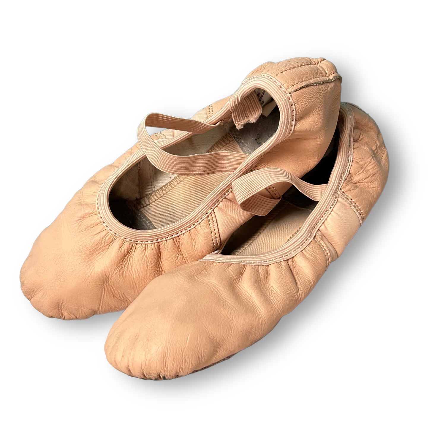 Youth Girl Size 6 Pink Ballet Shoes Soft Leather Revolution Dancewear
