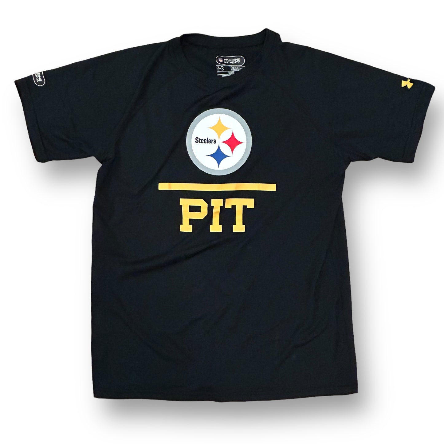 Boys Under Armour Size 12/14 YLG Steelers Athletic NFL Shirt
