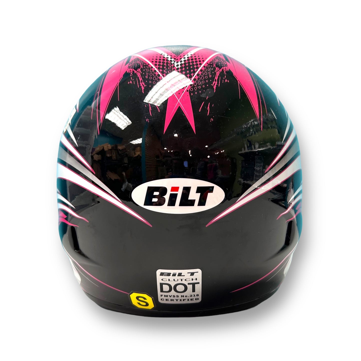 Bilt Clutch Youth Small Motocross Helmet DOT FMVSS No. 218 Certified, Pink