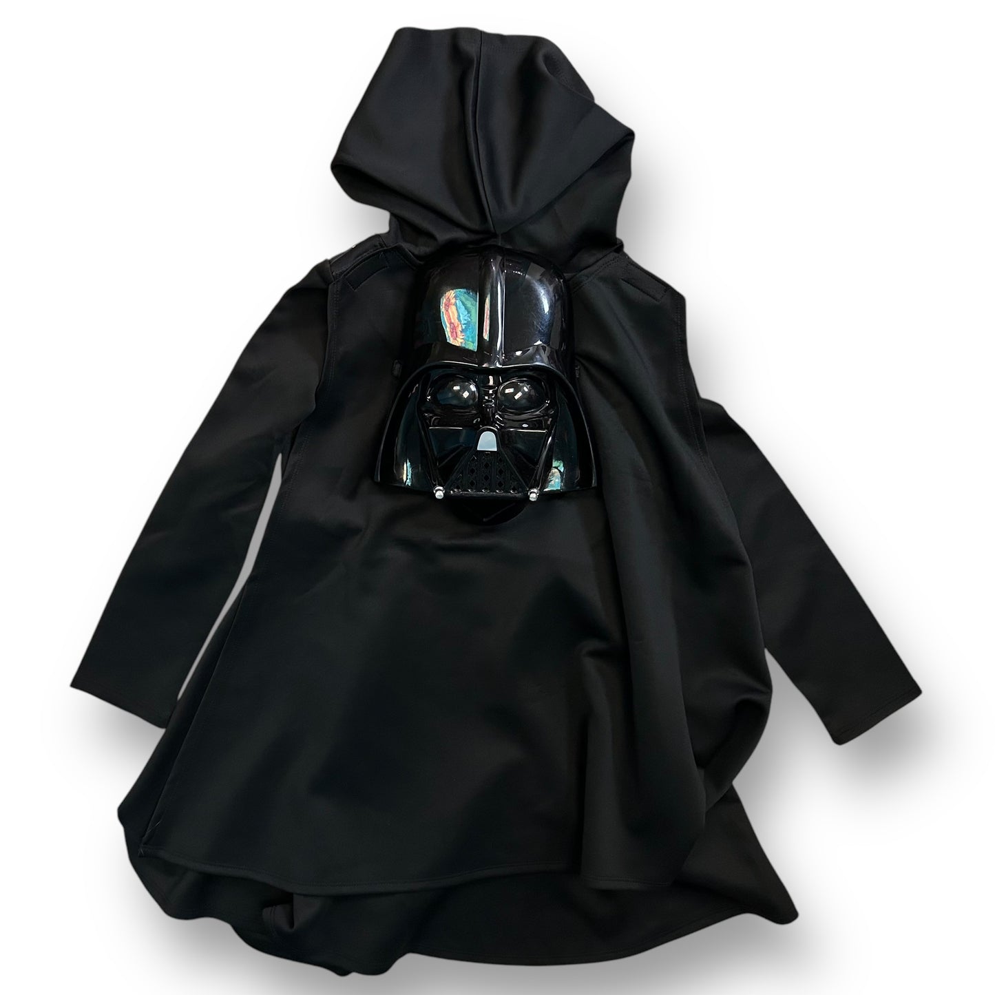 Star Wars Darth Vader Costume Kids Size L 8-10 Years with Cape, Hood, and Mask