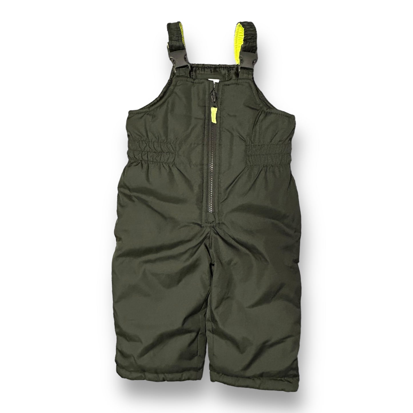 Carter's Size 18 Months Boys Snowsuit Camo Puffer Coat and Snow Bibs Set