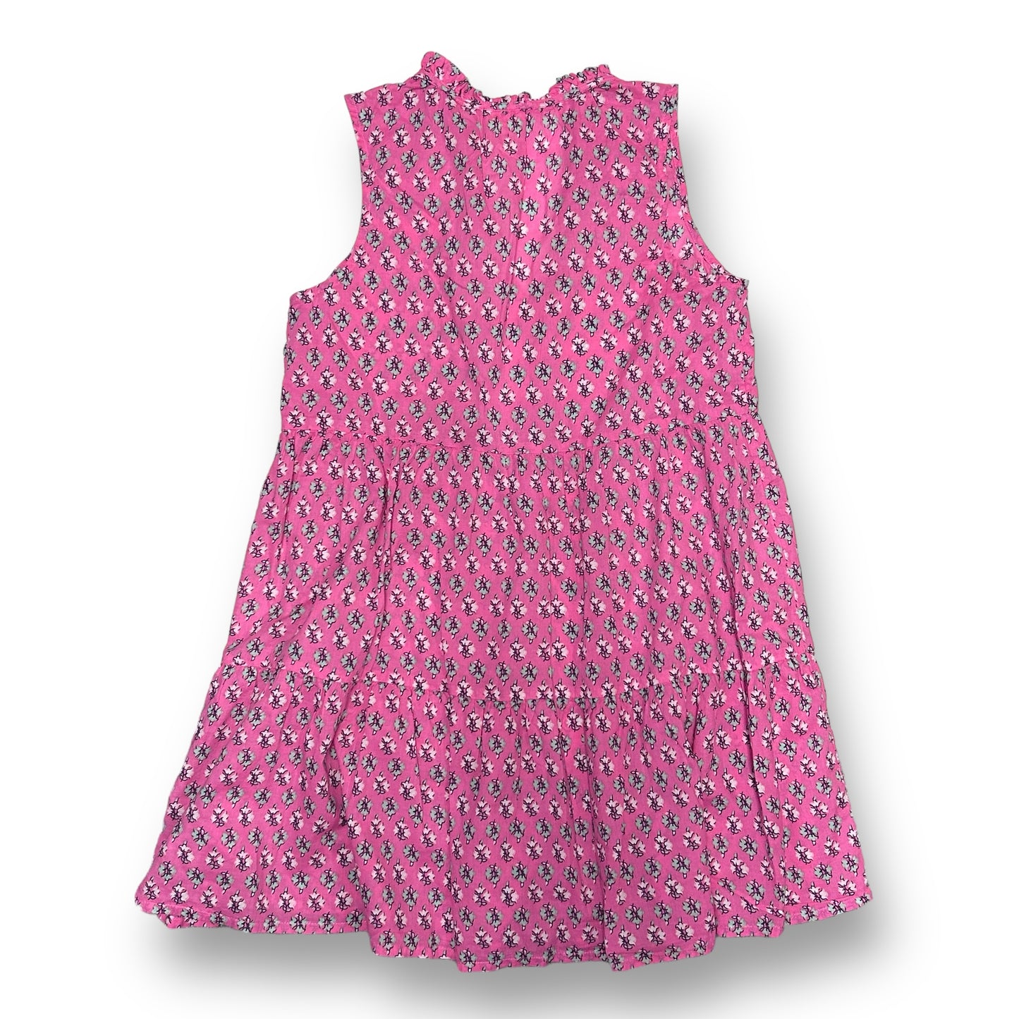 Crewcuts Youth Girl Size 14/16 Pink Floral Print Beach Swimdress Cover Up