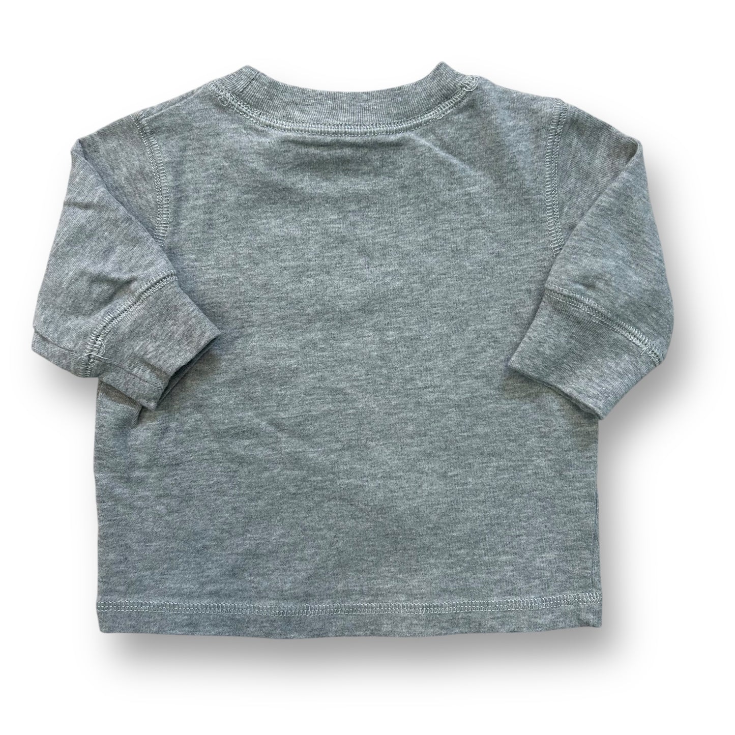 Gymboree Boys Size 3-6 Months Embroidered North Pole Christmas Train Shirt