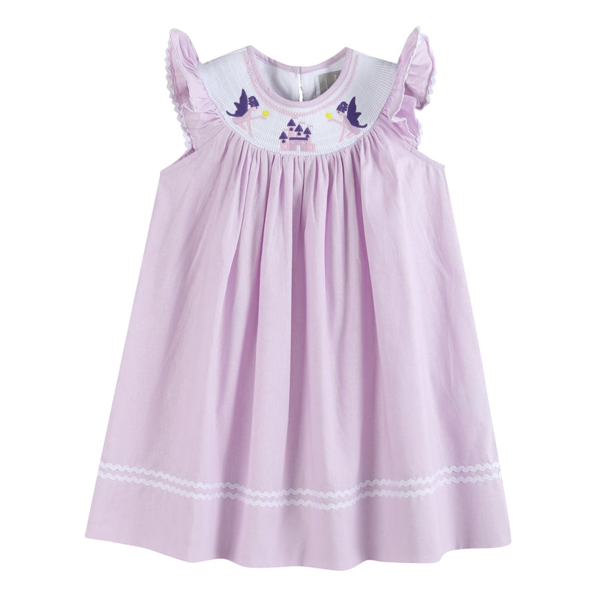 NEW! Lil Cactus Size 2T Purple Fairy Princess Smocked Boutique Sundress