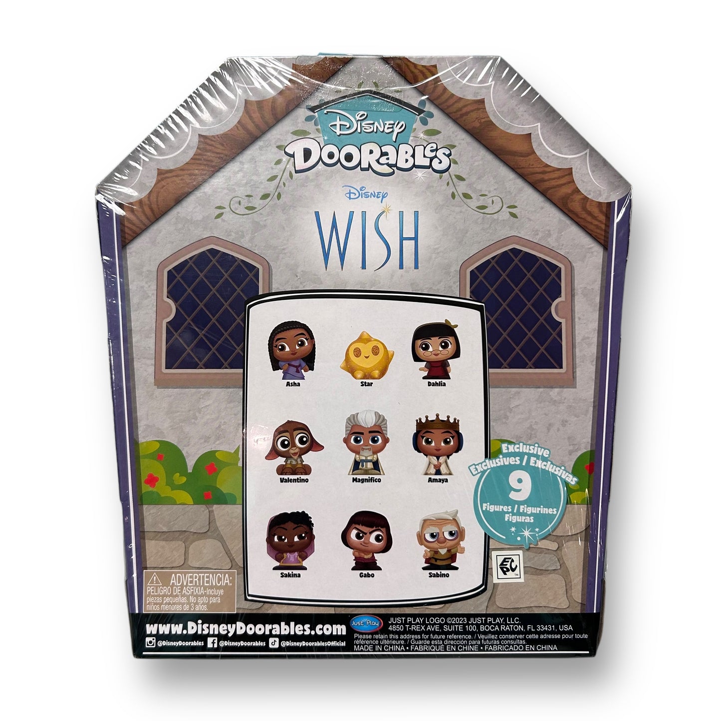 NEW! Disney Doorables Figures WISH Collection Lot of 9 Peek Pack