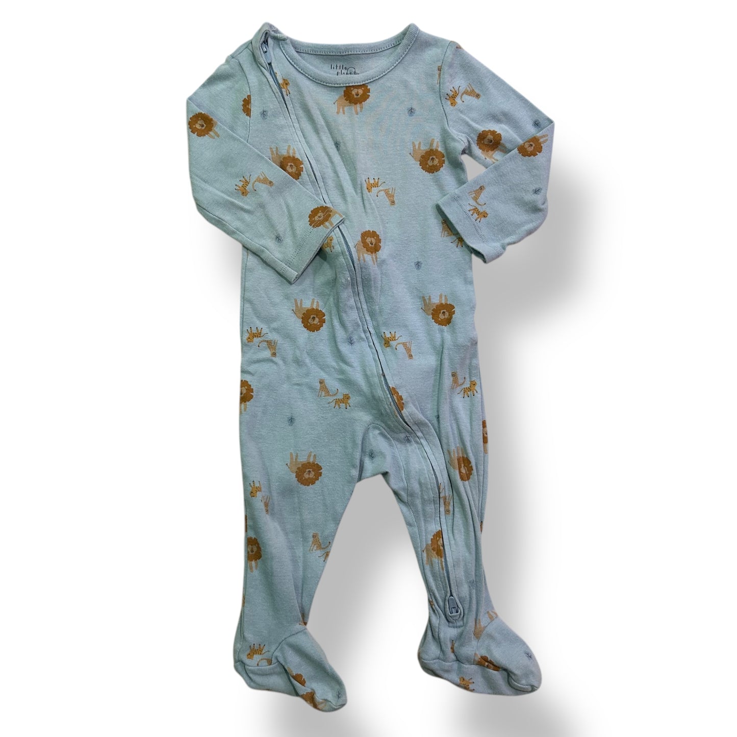 Little Planet Organic Carter's Baby Boy Size 9 Months Footie Pajamas One-Piece