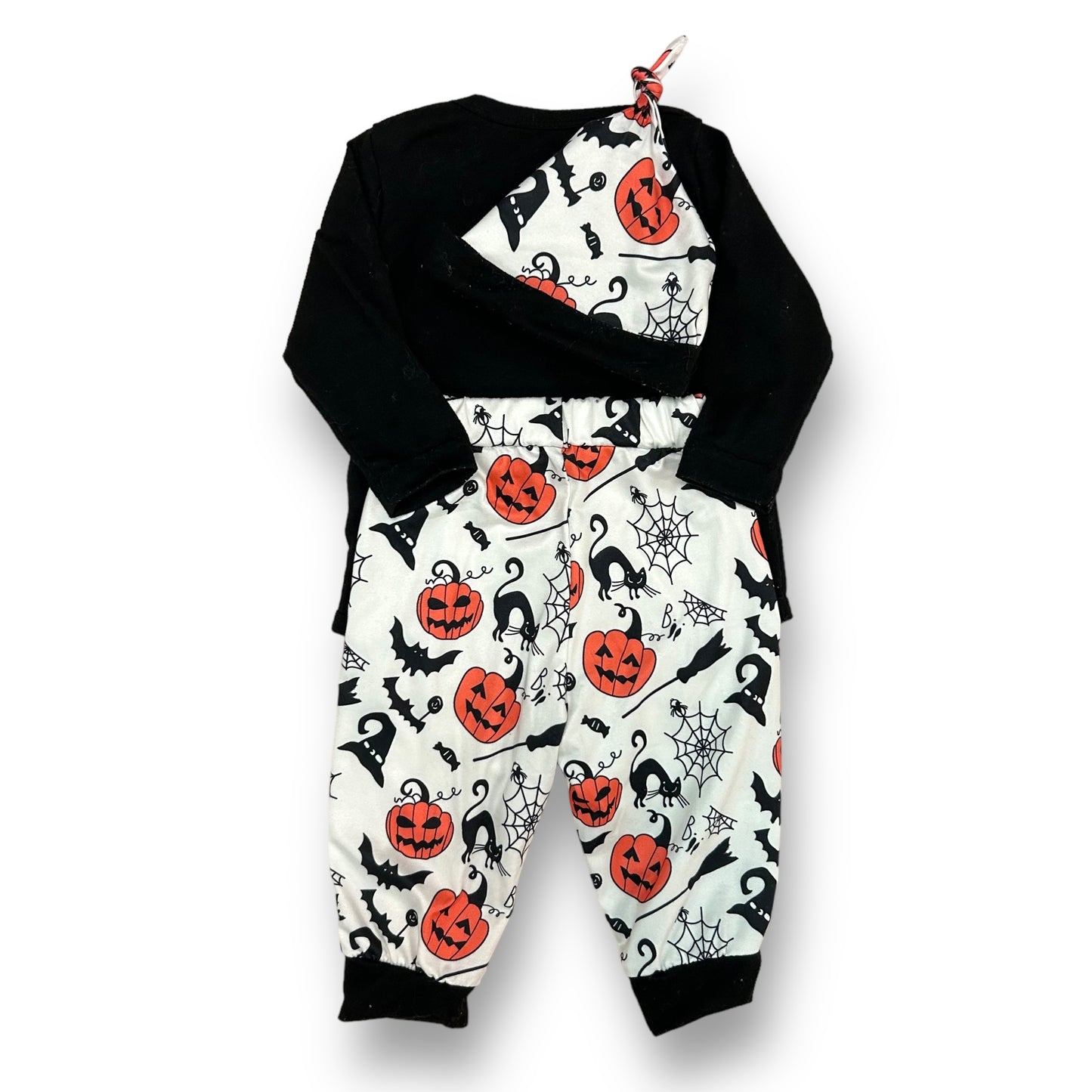Baby Boy Halloween Outfit Size 3-6 Months Bodysuit, Beanie, and Pants Set