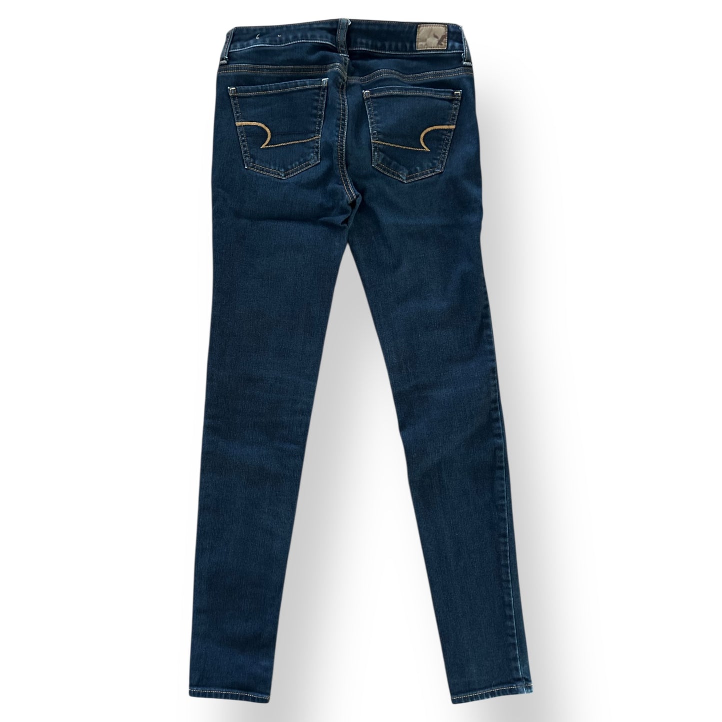 American Eagle Women's Jeans Size 0 Regular Fit Dark Wash Stretch Denim
