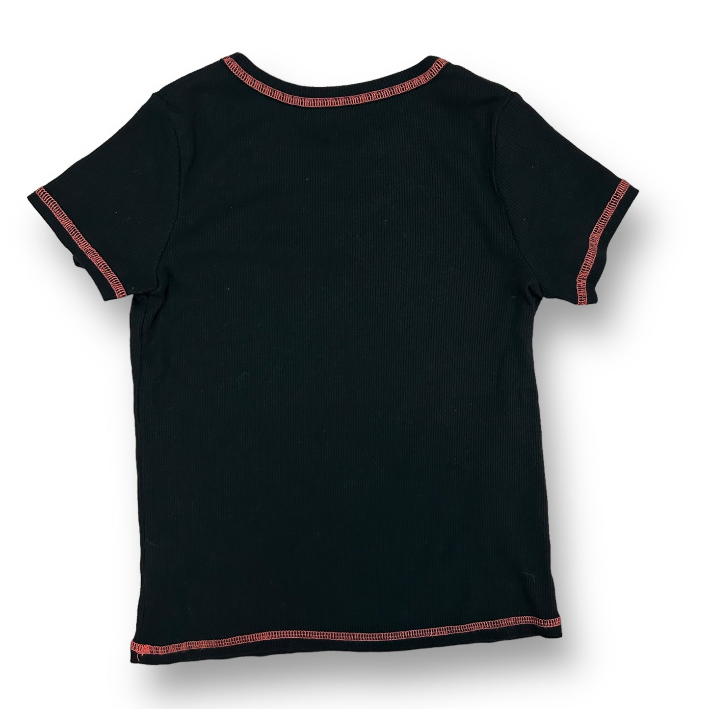 Girls Size 10/12 Youth Art Class 4-Pack Collection of Ribbed Short Sleeve Tops