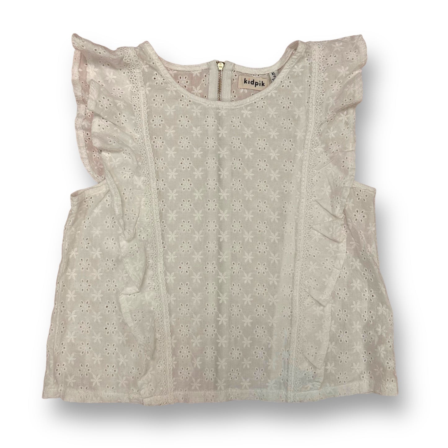 Youth Girls Size 14 Blouse Collection of 4 Short Sleeve Boho Style Tops