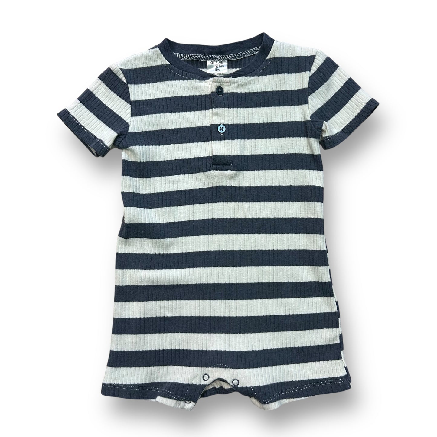Boys Size 12 Months Romper, Shorts, Mickey Tee, and Button Down Shirt