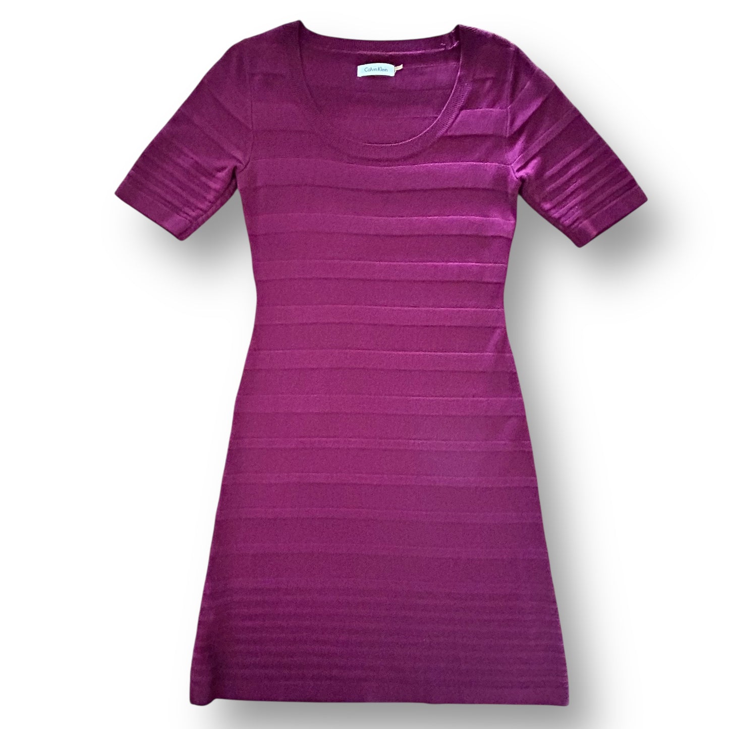 Purple dress on a white background