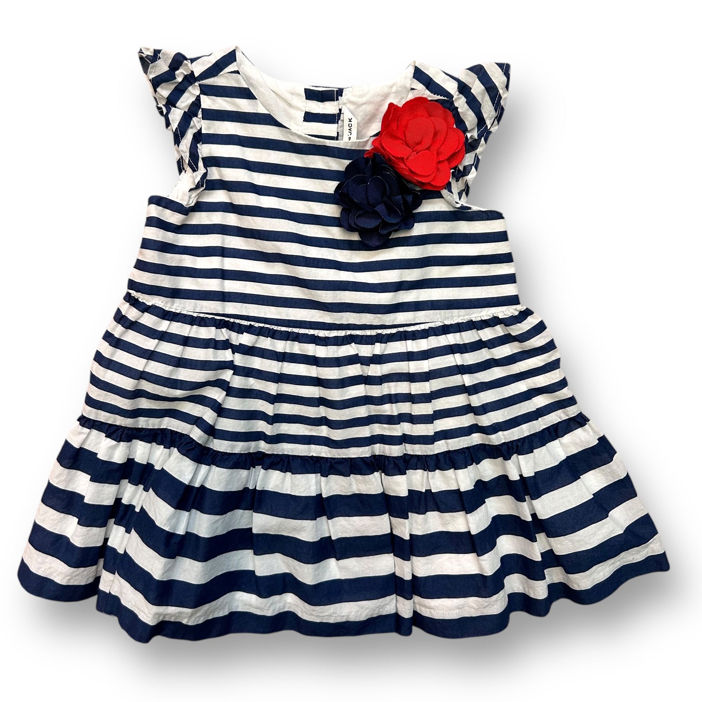 Janie and Jack Baby Girl 6-12 Months Lot of 4 - Ruffled Blouse and Dresses