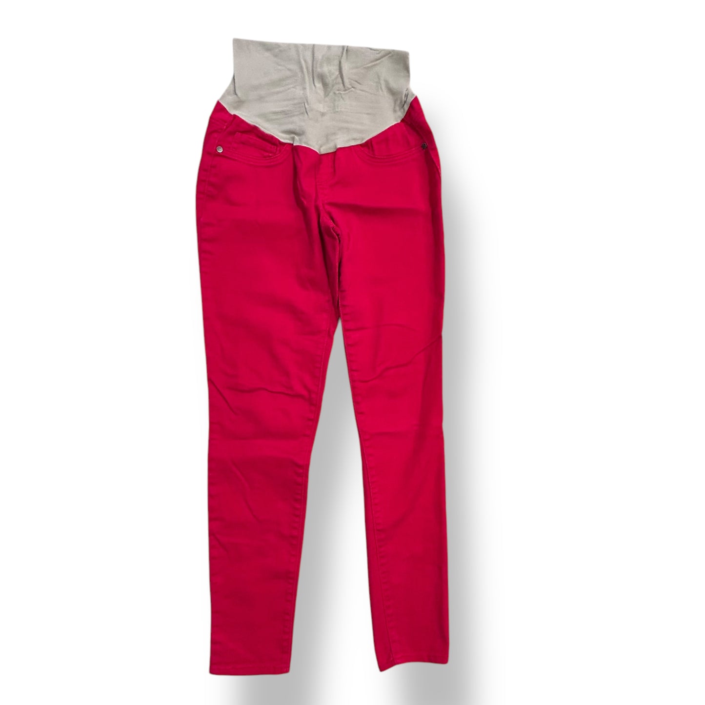 Motherhood Small Maternity Pants Size 2 Red Bottoms Full Stretch Waistband