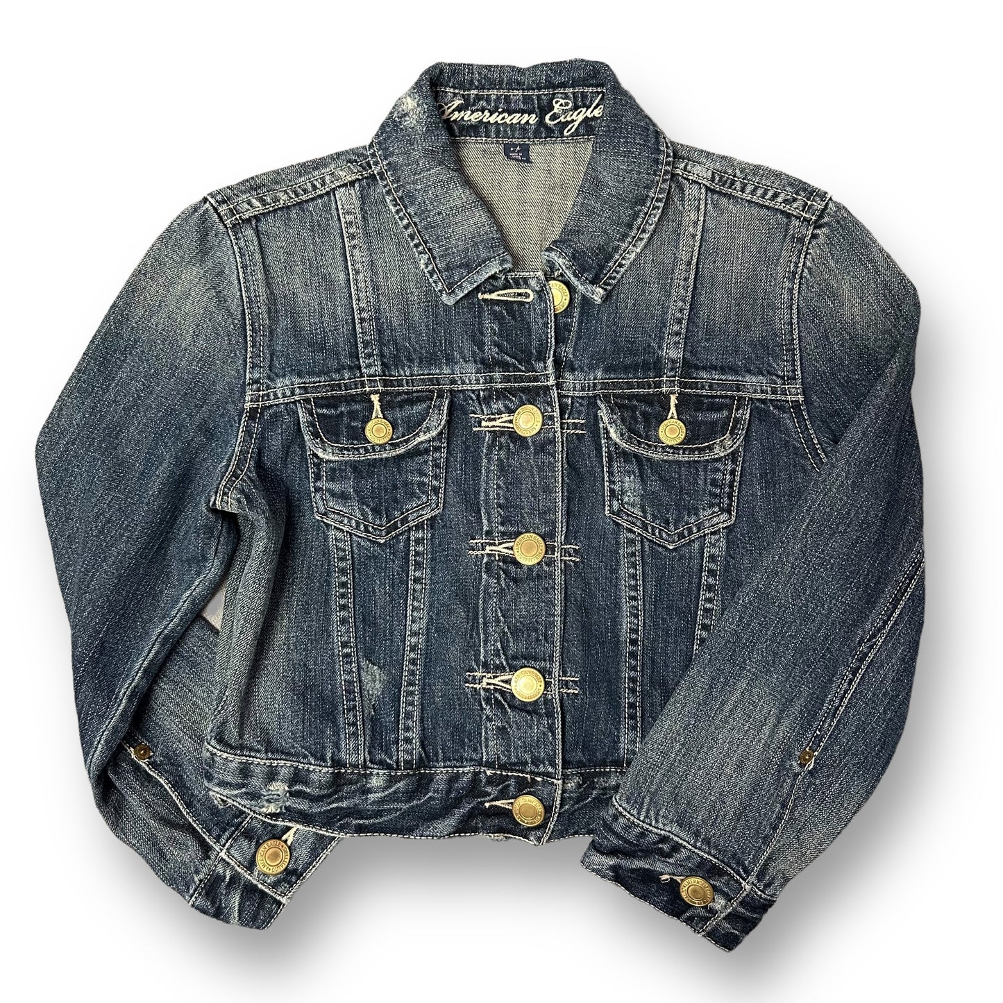 American Eagle Women's Size Small Denim Button-Up Jean Jacket