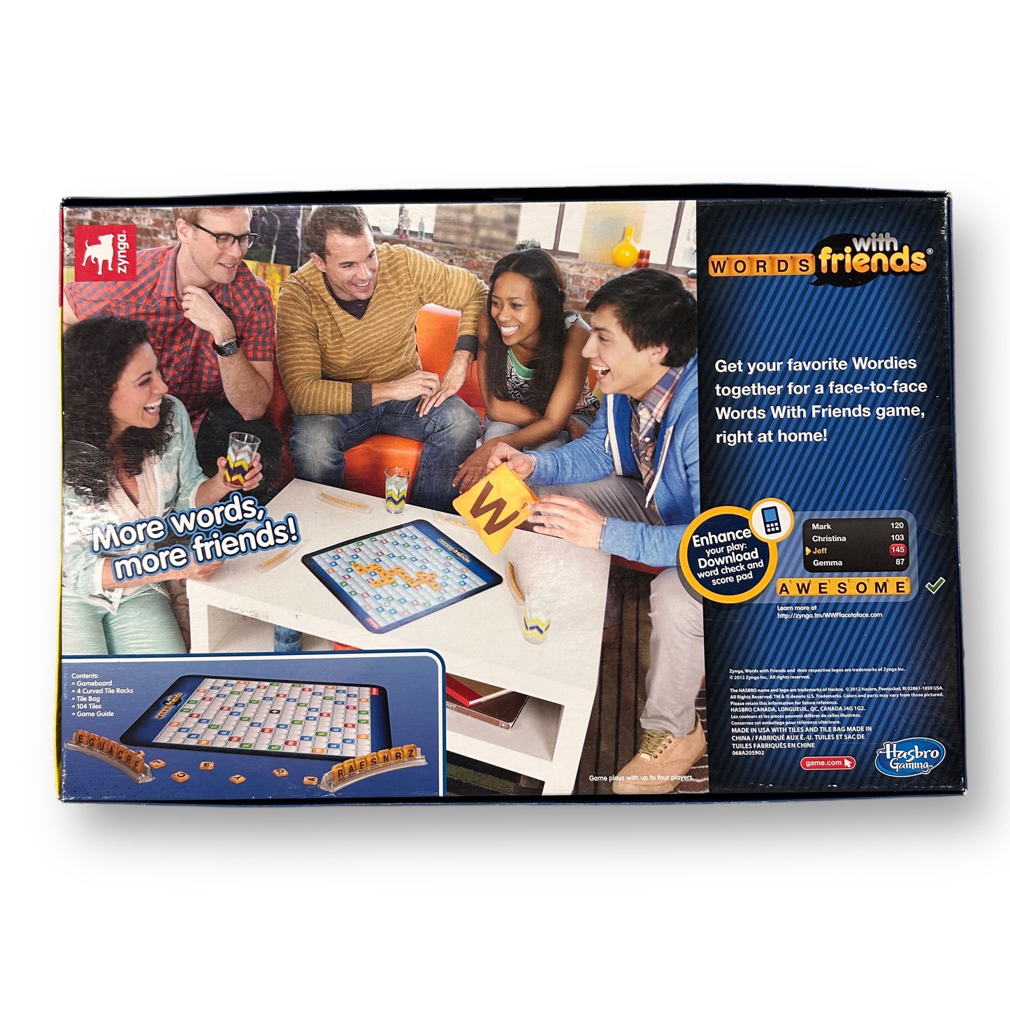 Hasbro Words With Friends Board Game