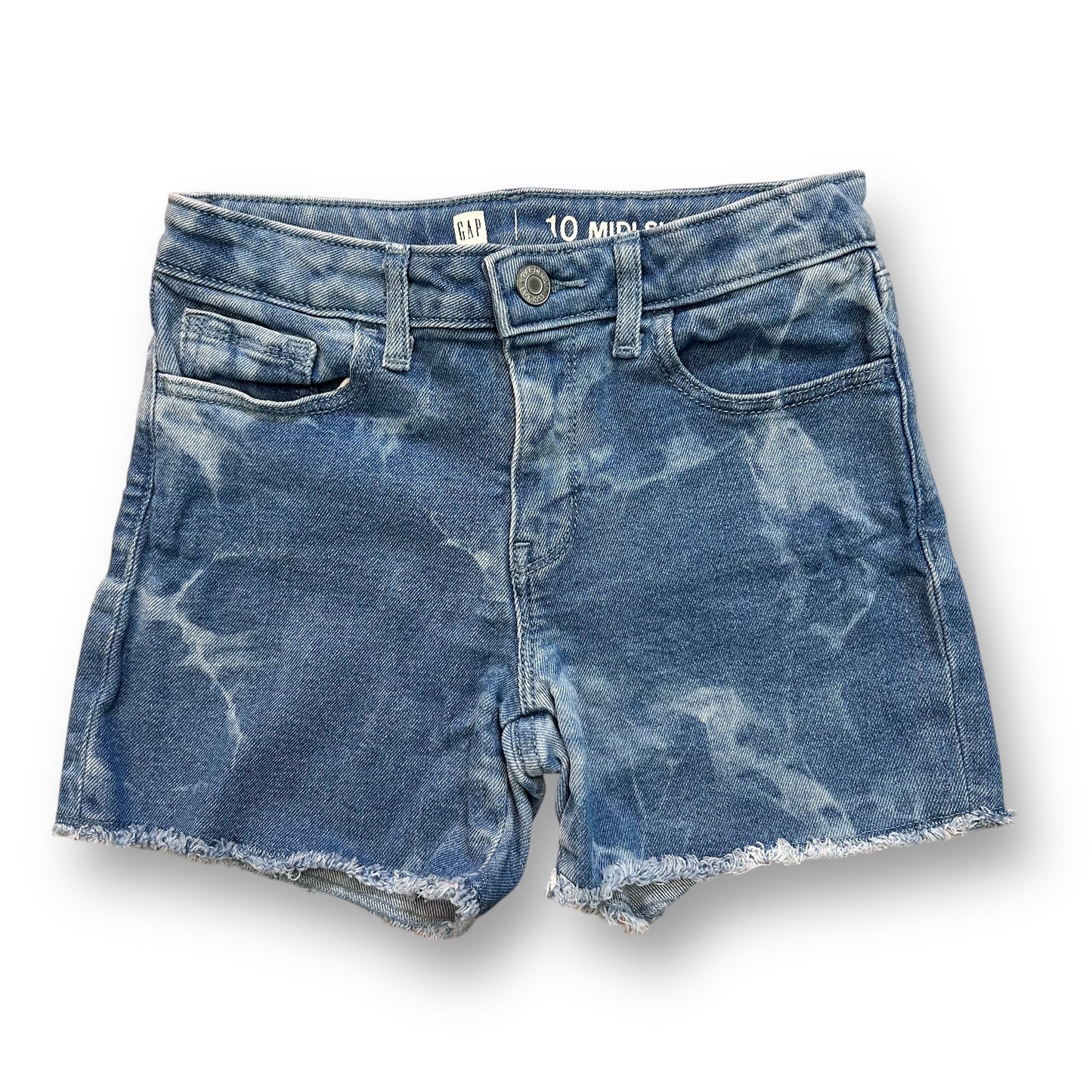 Gap Kids Girls Size 10 Youth Midi Short Stonewashed Denim Jean Shorts