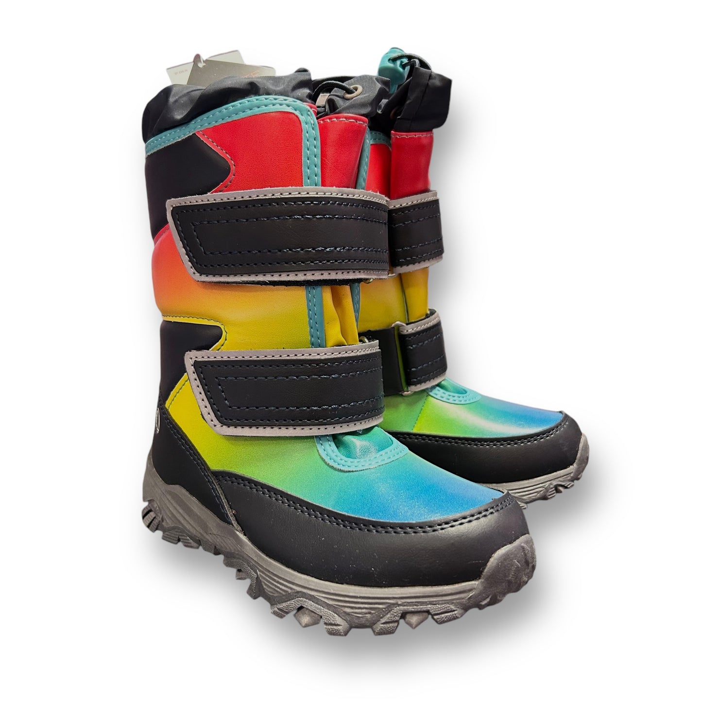 NEW! Lands End Snow Boots Size 13 Big Kids, Multi-Color Waterproof
