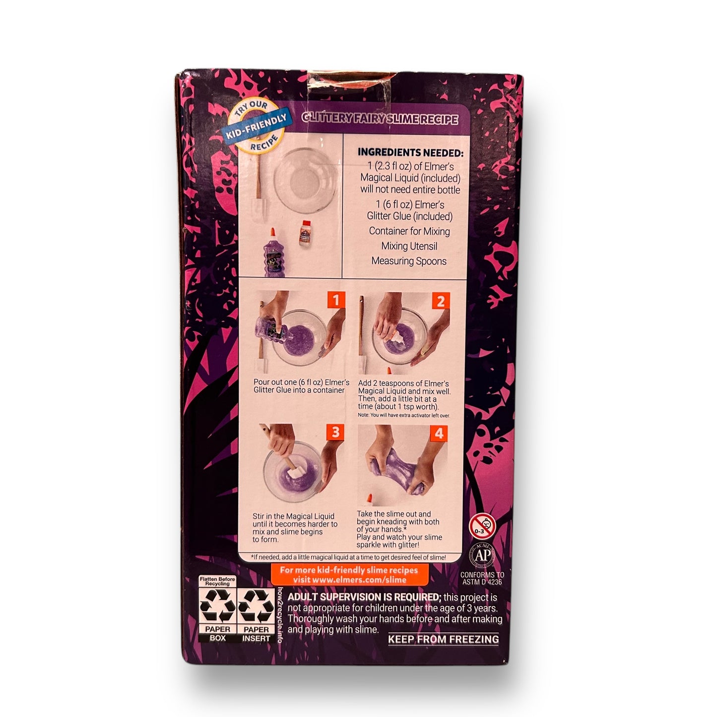 NEW! Elmer's Fairy Dust Slime Craft Kit Sealed in Box