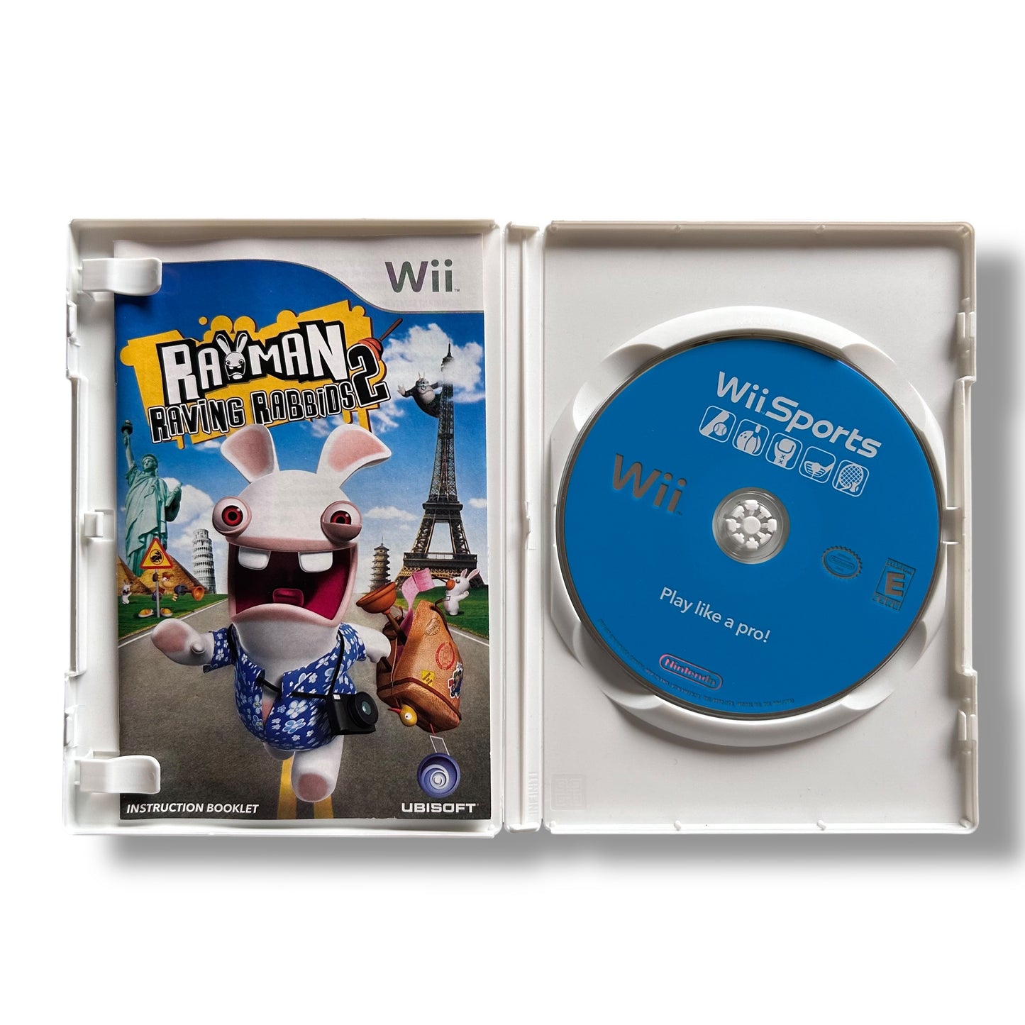 Nintendo Wii Rayman Raving Rabbids 2 Video Game