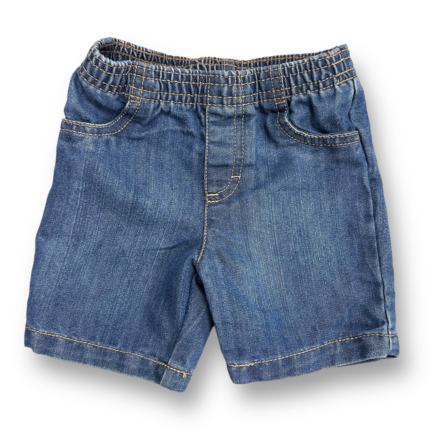 Boys Size 18 Months Jean Shorts Elastic Waist Band Pull-On Denim