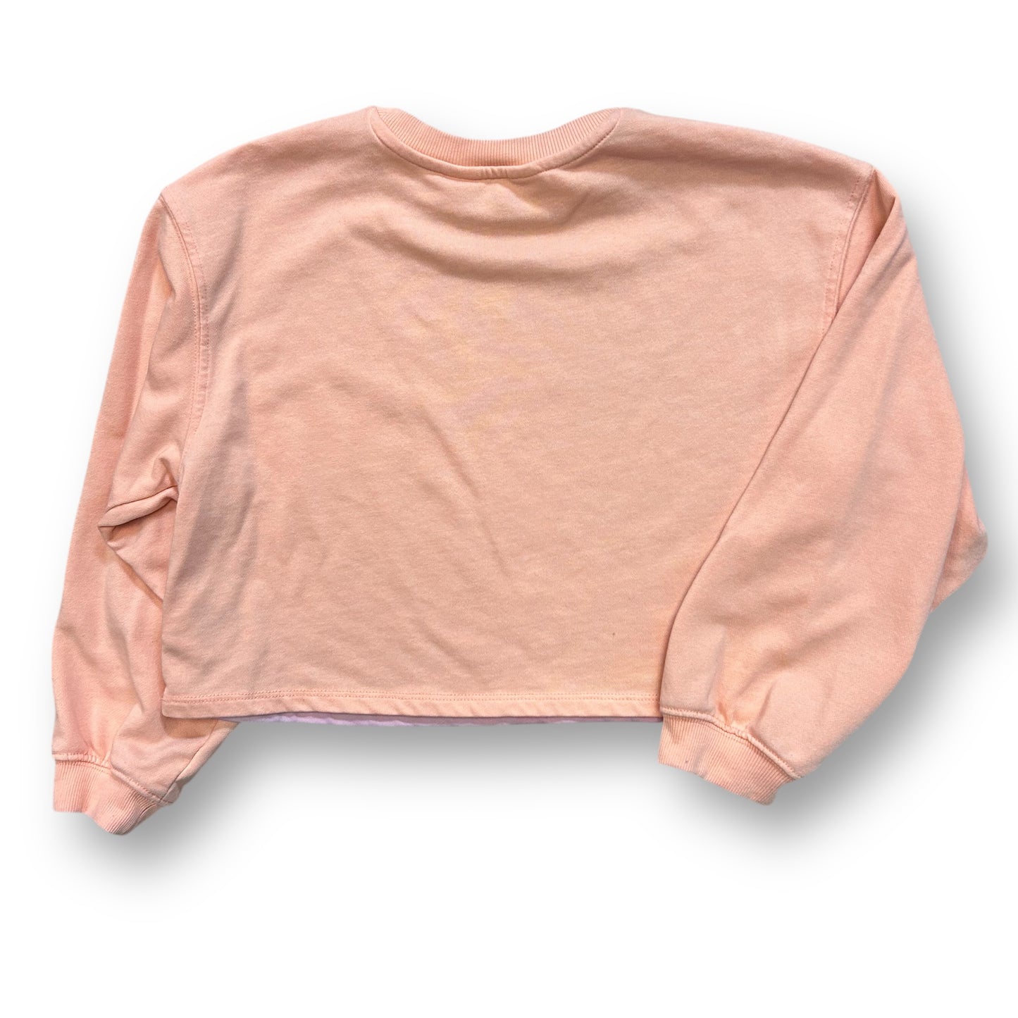 H&M Youth Girl Size 10 Pastel Tie-Dye Friday Feeling Cropped Pullover