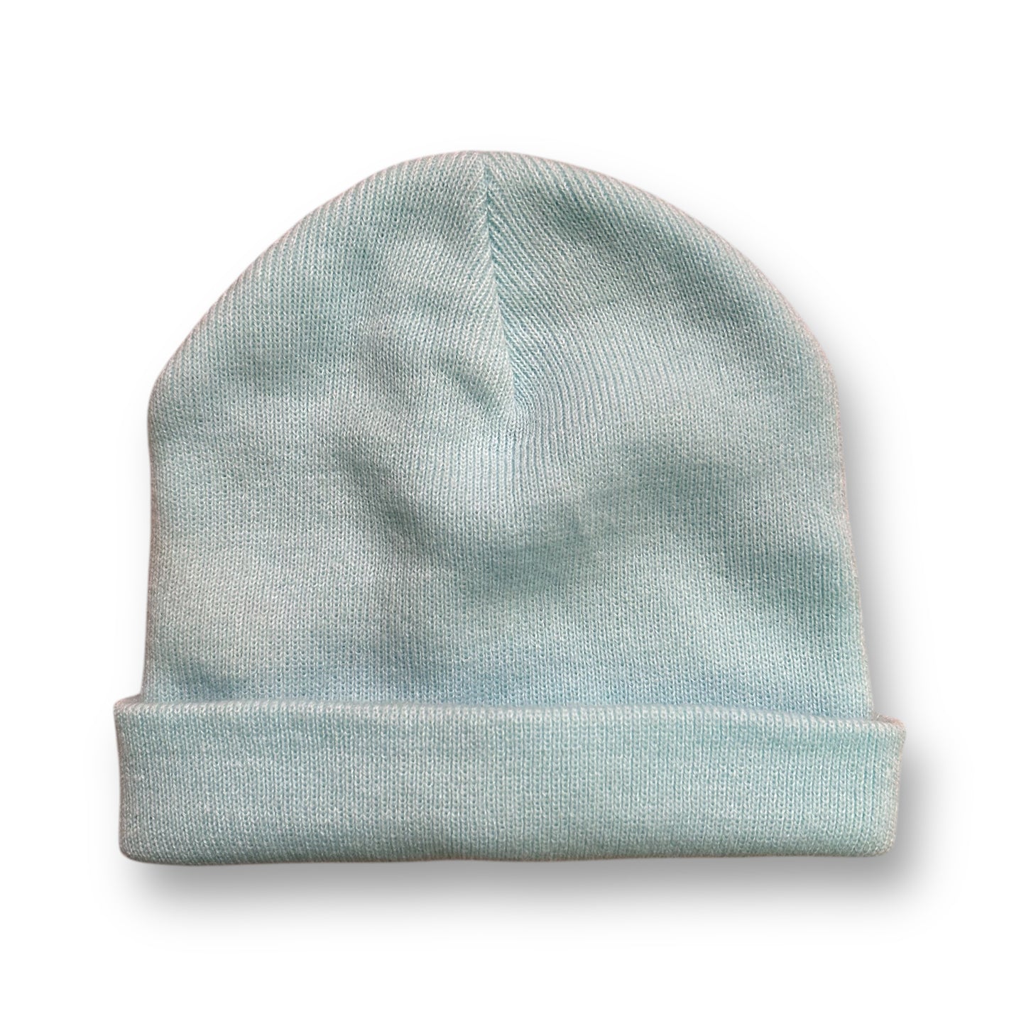 Youth Girls Winter Beanie Aqua Blue Knit Hat, One Size Fits All