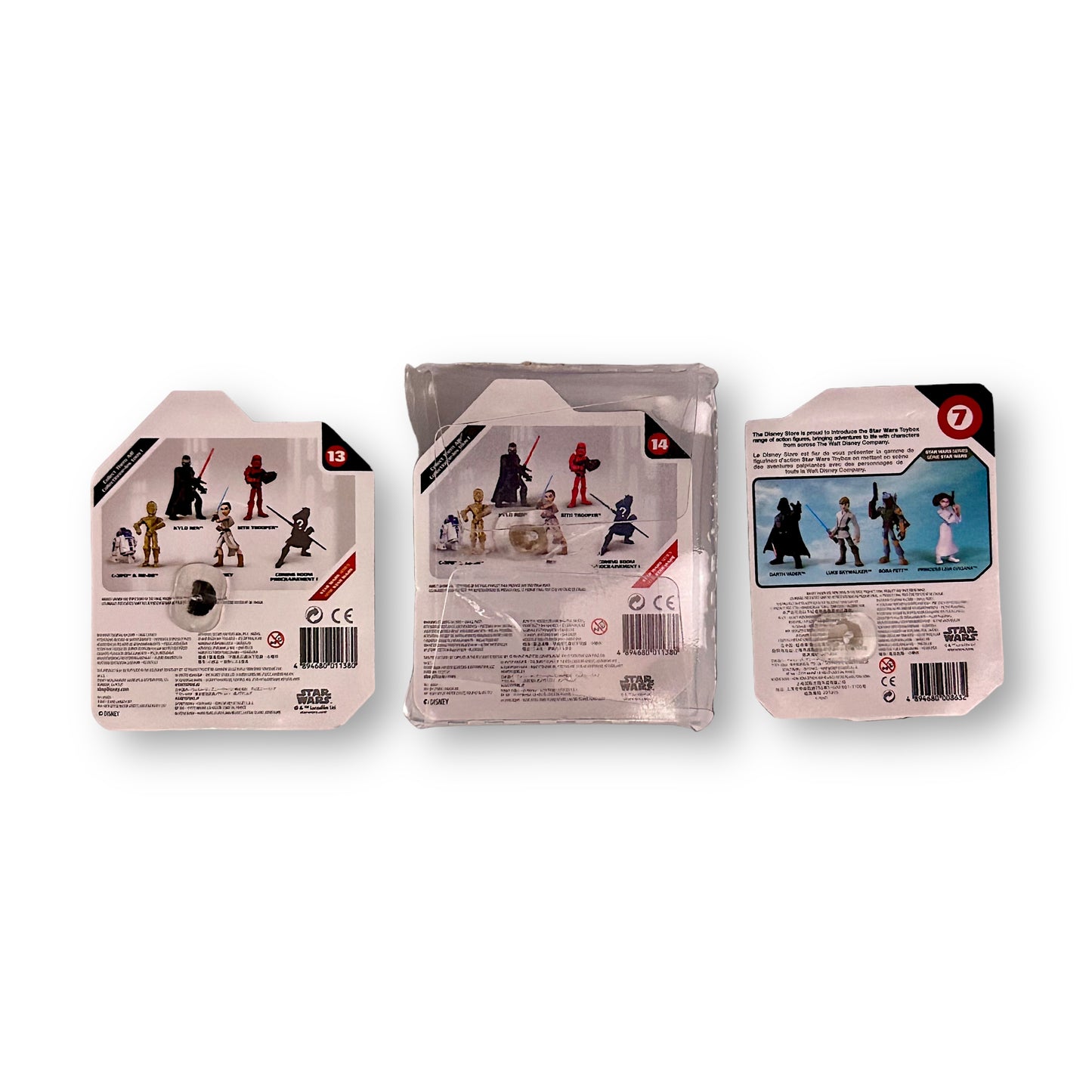NEW! Disney Mini Brands Star Wars Toybox 3-Pack Action Figure Collection