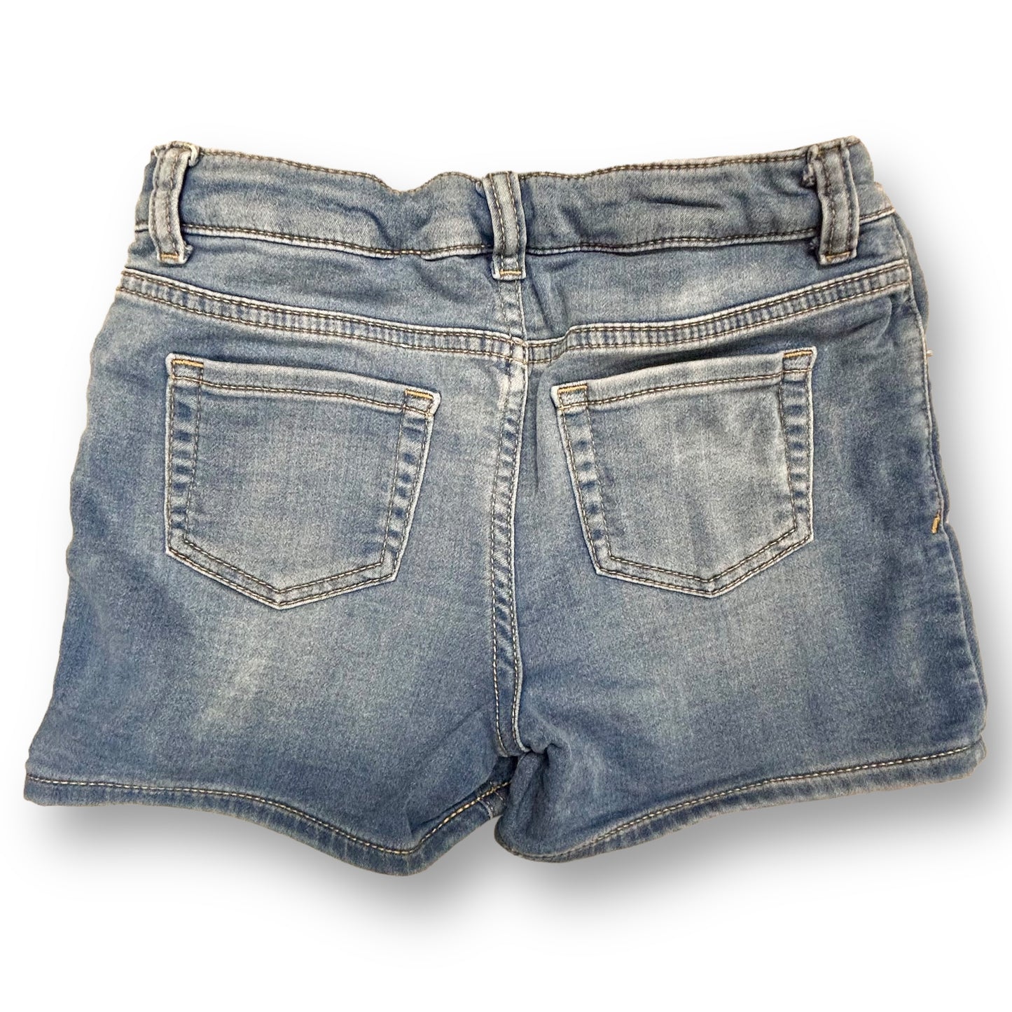 Cat & Jack Girls Size 10/12 Youth Jean Shorts Adjustable Waist Denim