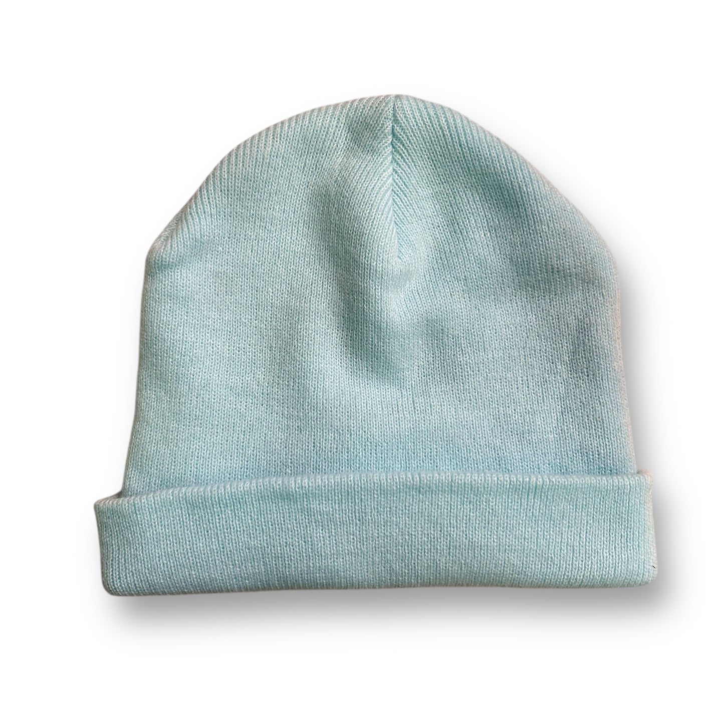 Youth Girls Winter Beanie Aqua Blue Knit Hat, One Size Fits All