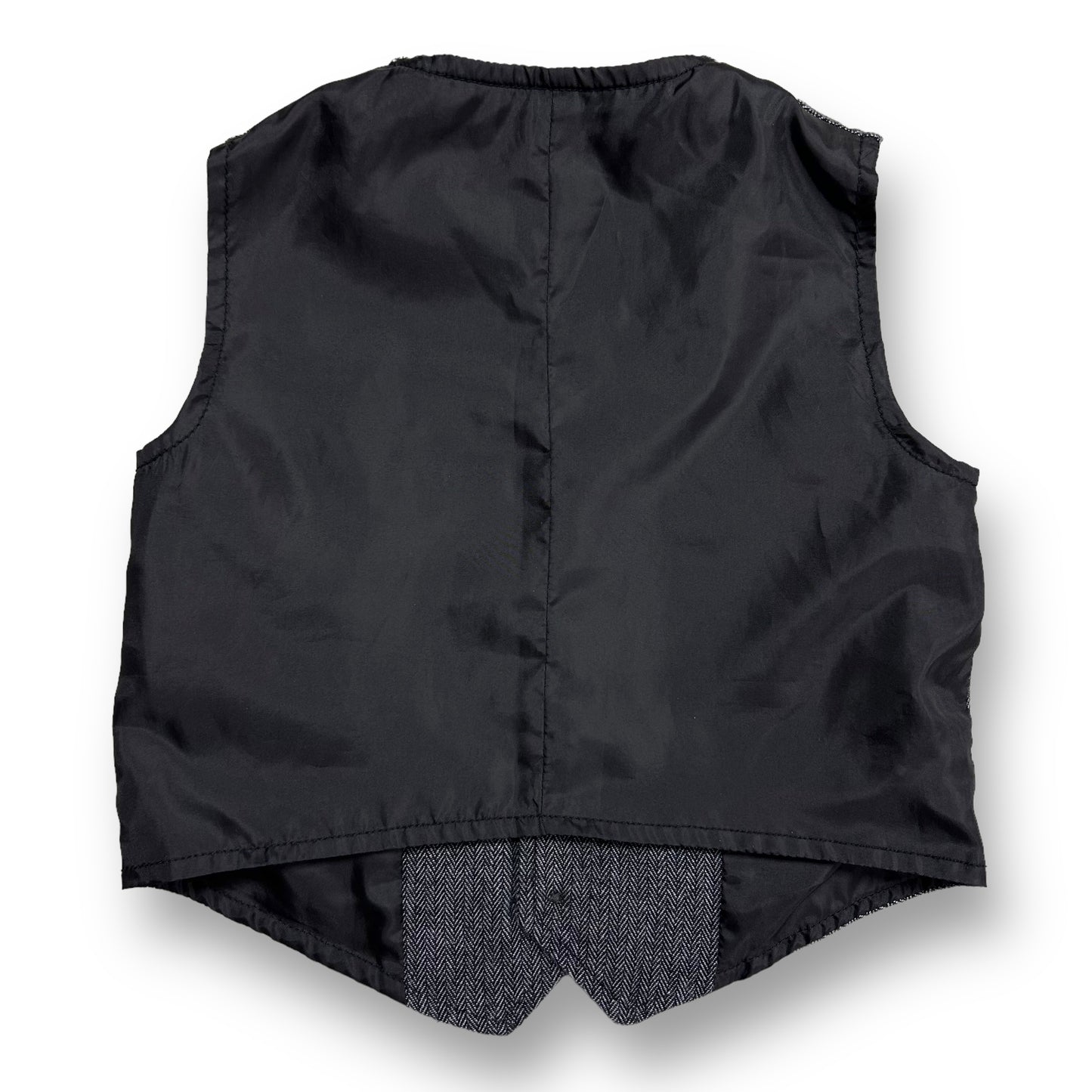 Children's Place Toddler Boys Size 2T Charcoal Gray Formal Suit Vest