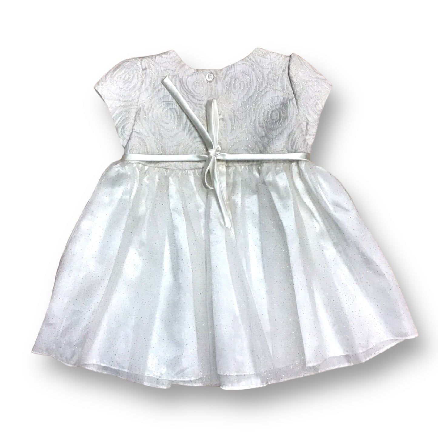 LA Princess Baby Girl Size 12 Months Gold and Ivory Formal Dress