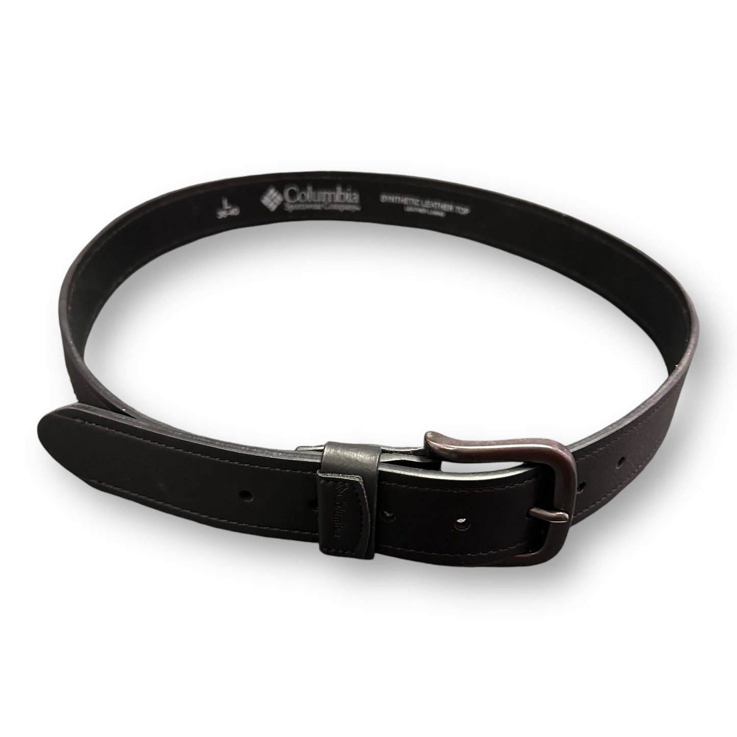 Columbia Men's Leather Belt, Black Size 38-40 L