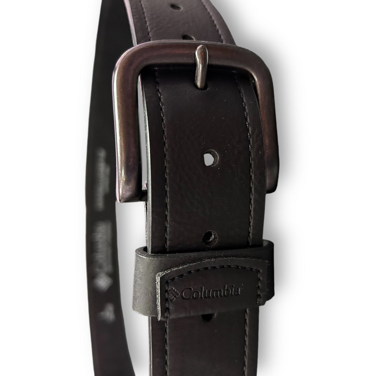 Columbia Men's Leather Belt, Black Size 38-40 L