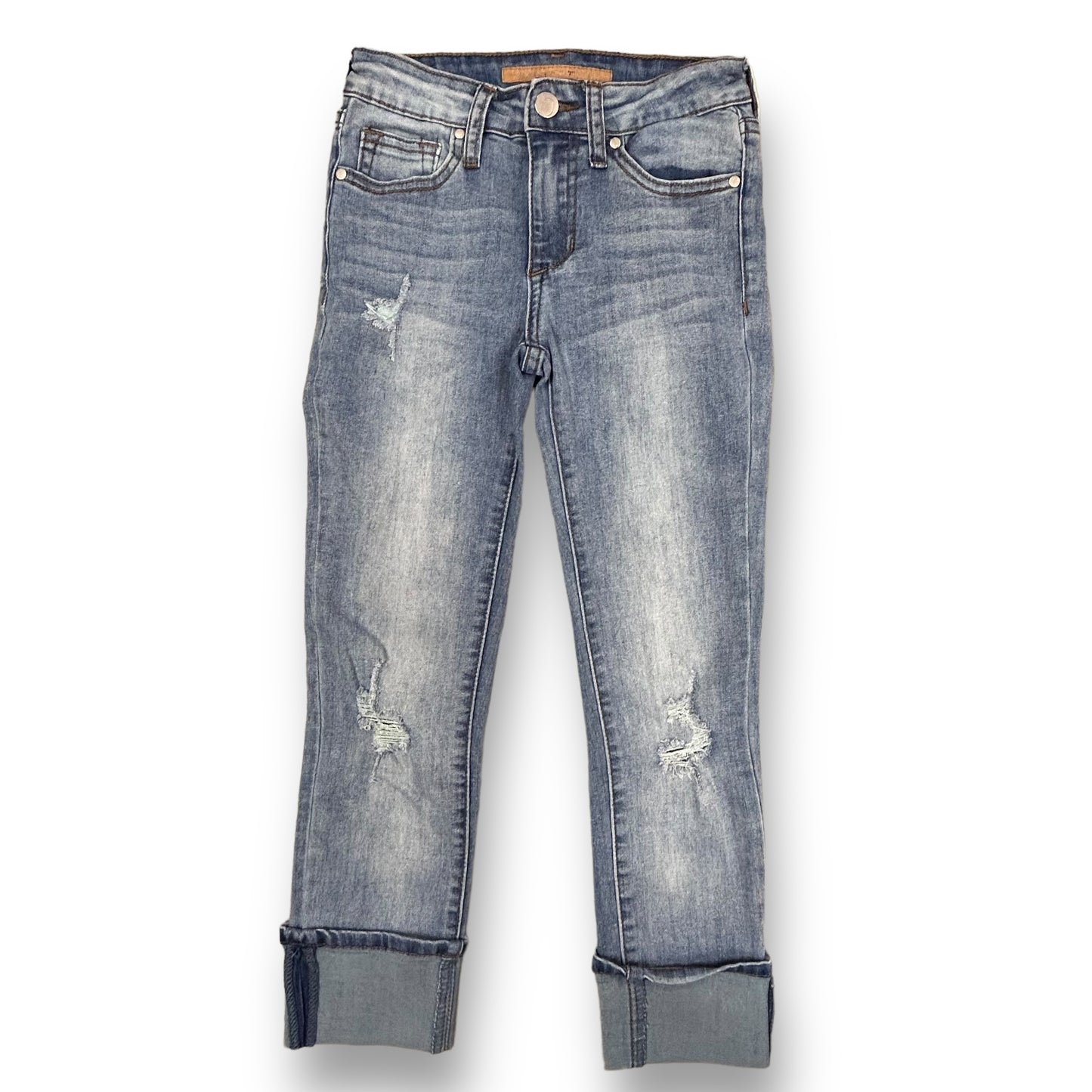 Joe's Jeans Youth Girl Size 12 Ankle Cuffed Denim Bottoms