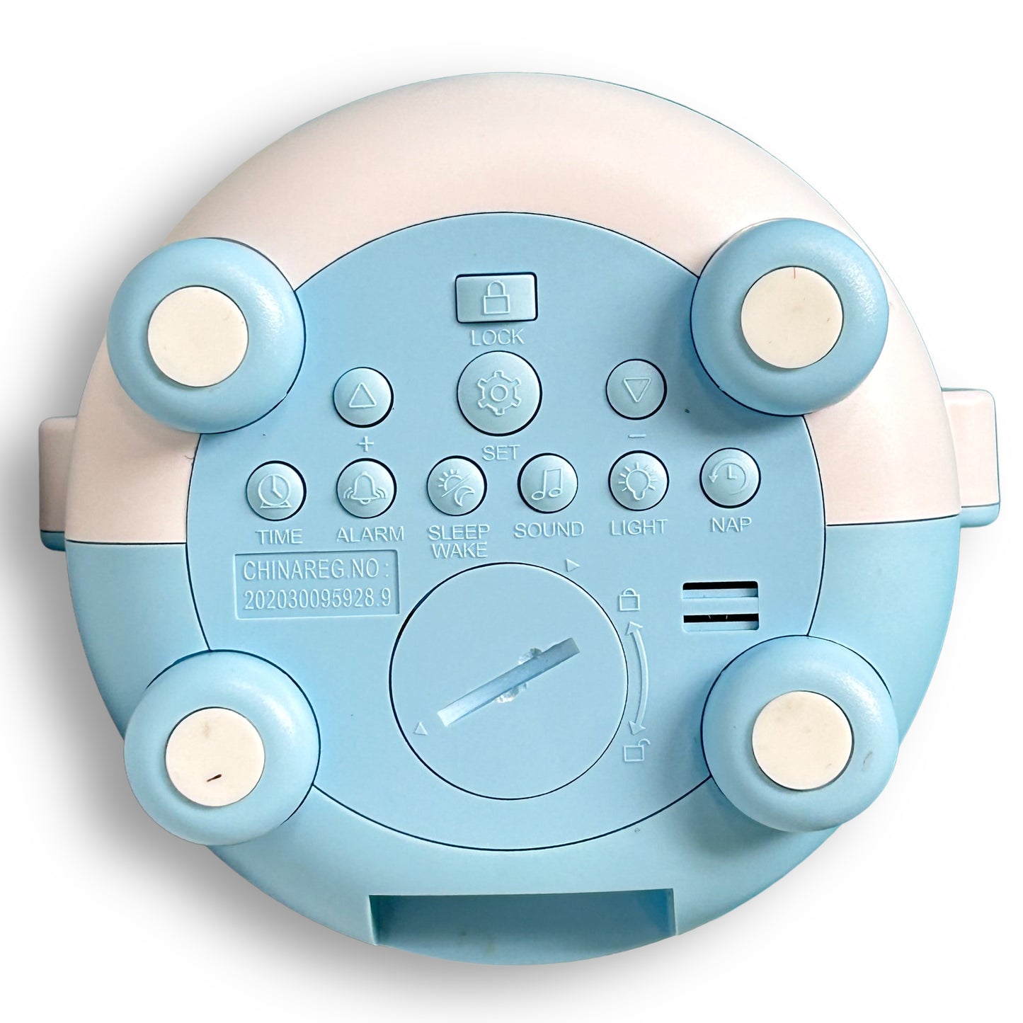Children's Ready to Rise Sleep Trainer Alarm Clock with USB Power Cord