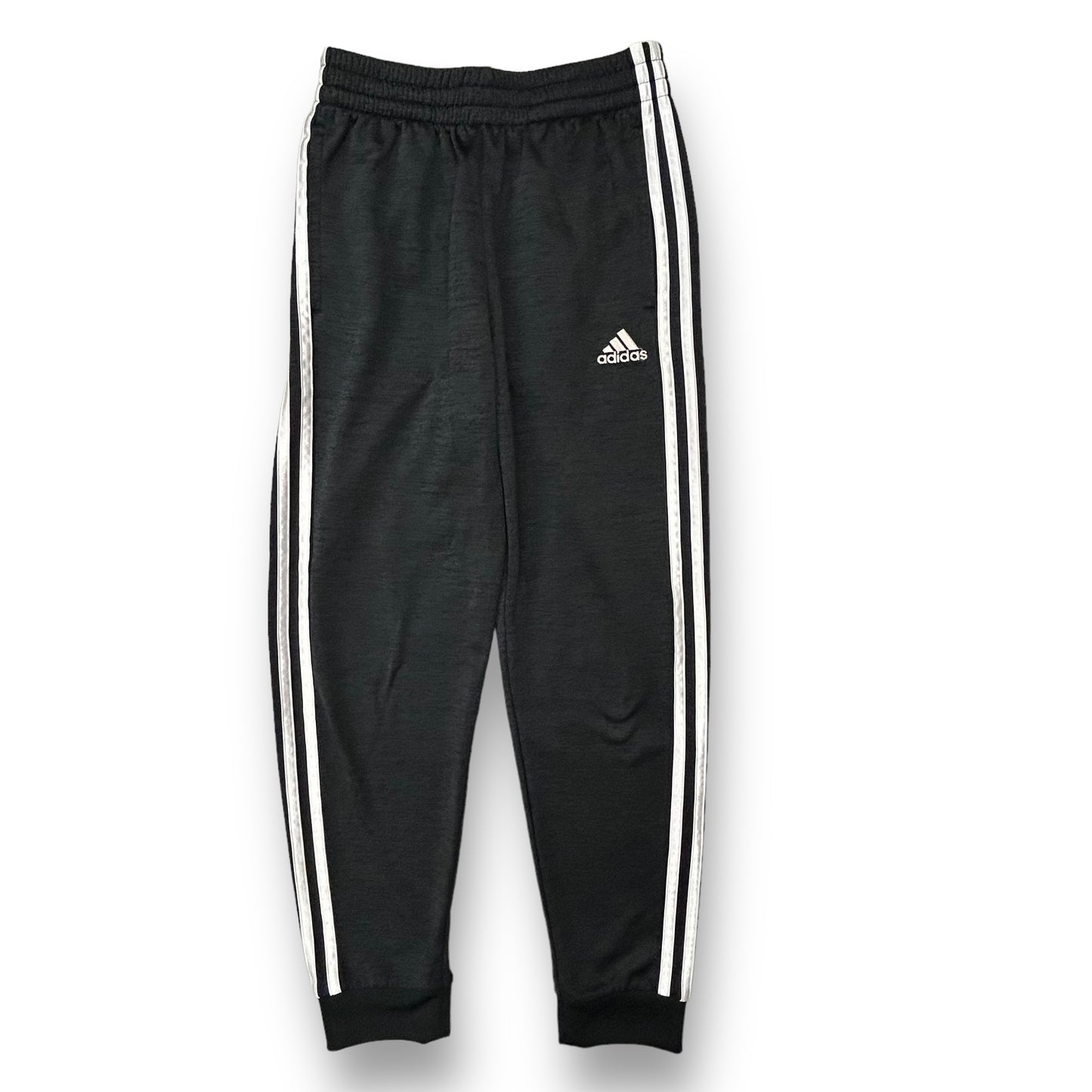 Adidas Youth Boys Size 10/12 YMD Dark Gray Fleece Lined Joggers