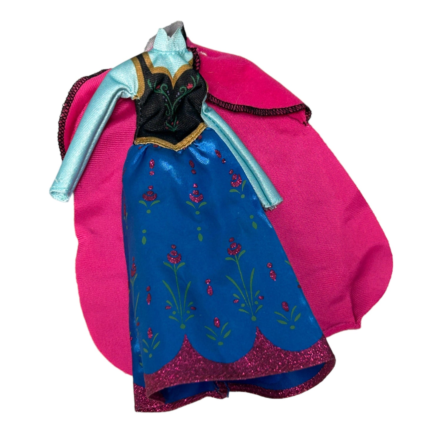 Disney Frozen Princess Anna Dress Barbie Doll Clothes