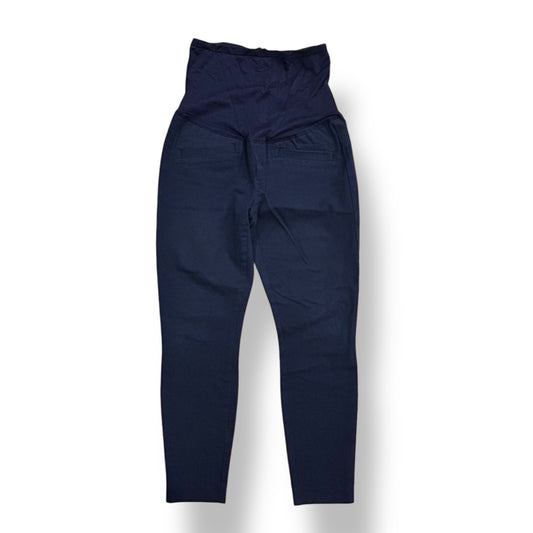 Gap Size 2 Small Maternity Pants Skinny Ankle Regular Fit Casual Navy Khakis