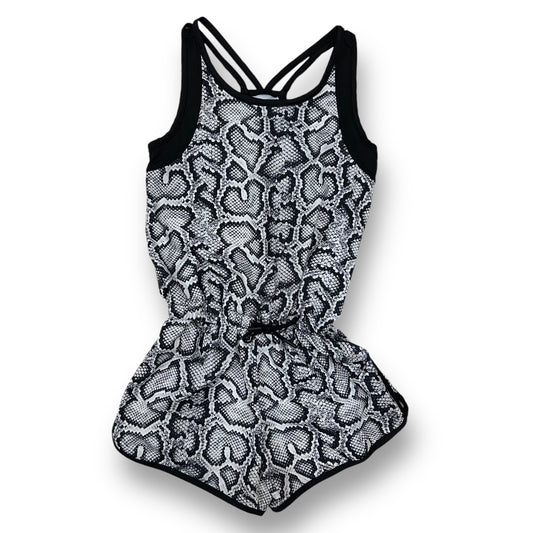 Girls Size 6/6X Romper Animal Print Performance One Piece Activewear