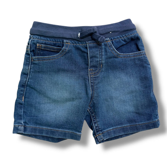 Boys Size 2T Jean Shorts Elastic Waistband Denim with Pockets