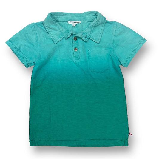 Appaman Boys Polo Shirt Size 7 Green Short Sleeve Collared Top with Pocket