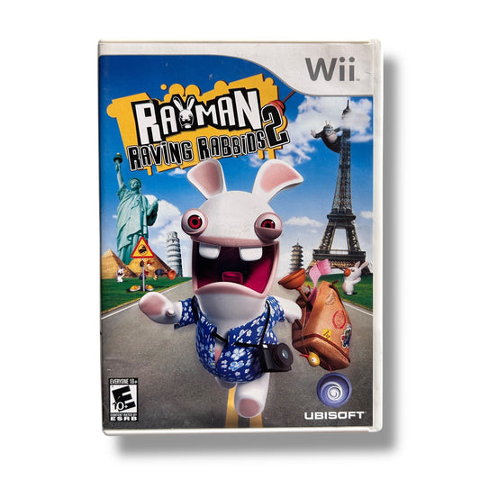Nintendo Wii Rayman Raving Rabbids 2 Video Game