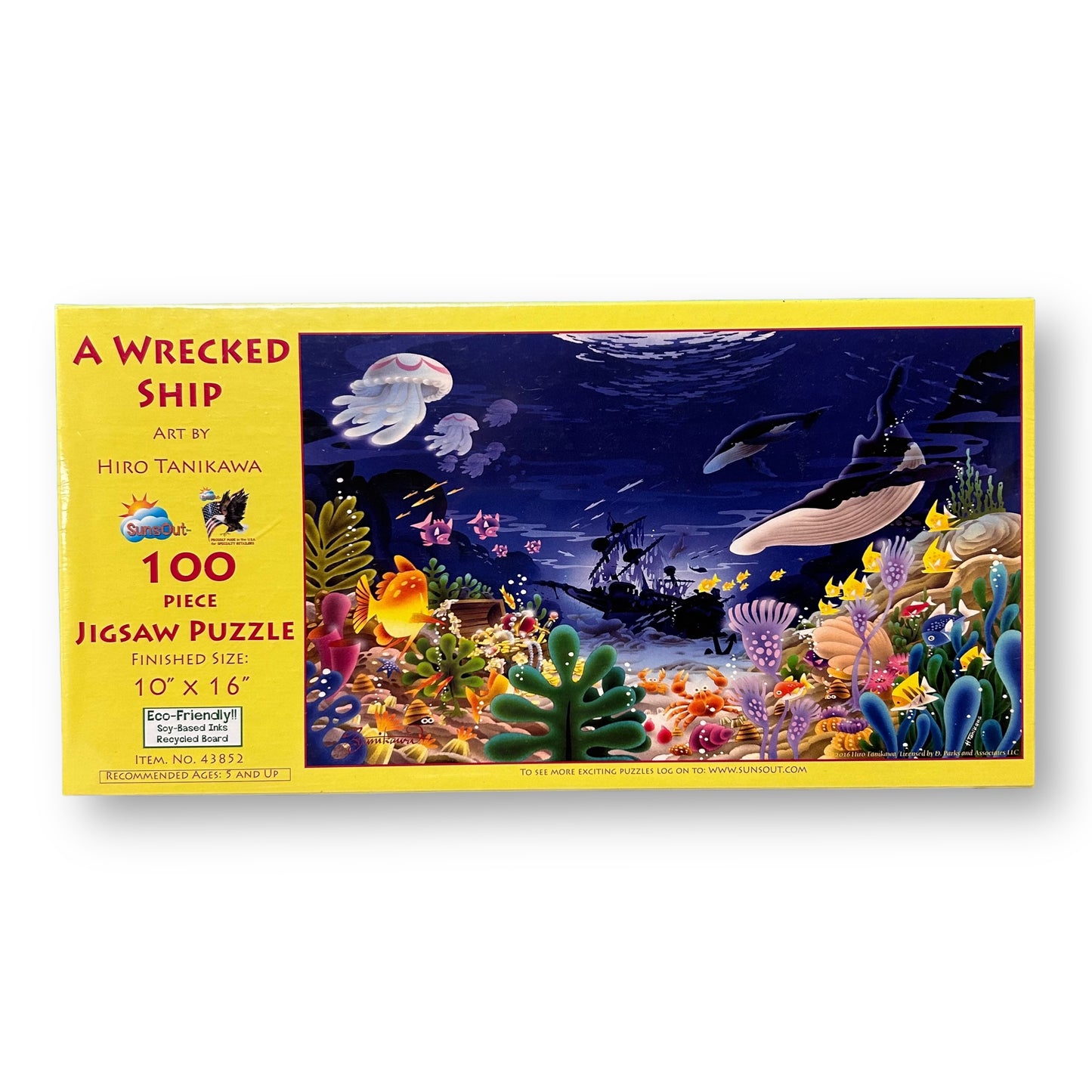 NEW! 100 Piece Jigsaw Puzzle - A Wrecked Ship Ocean Adventures