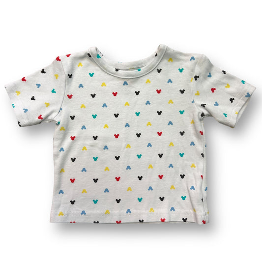 Disney Baby Boys Size 12 Months White Shirt Short Sleeve Mickey Mouse Tee