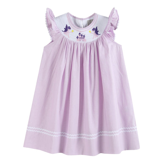 NEW! Lil Cactus Size 2T Purple Fairy Princess Smocked Boutique Sundress