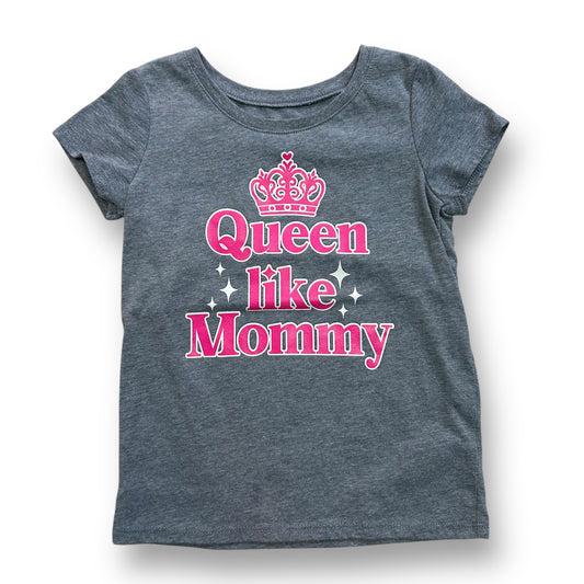 Children's Place Queen Like Mommy Girls Size 5T Gray Short Sleeve Tee