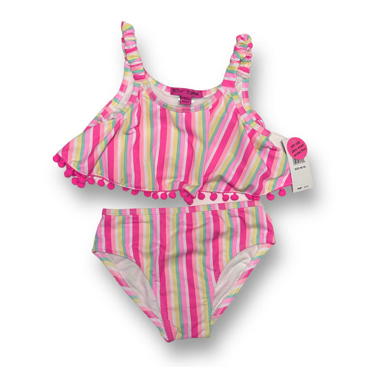 NEW! Betsey Johnson Youth Girl Size 10 Bikini UPF 50+ 2-Pc Swimsuit