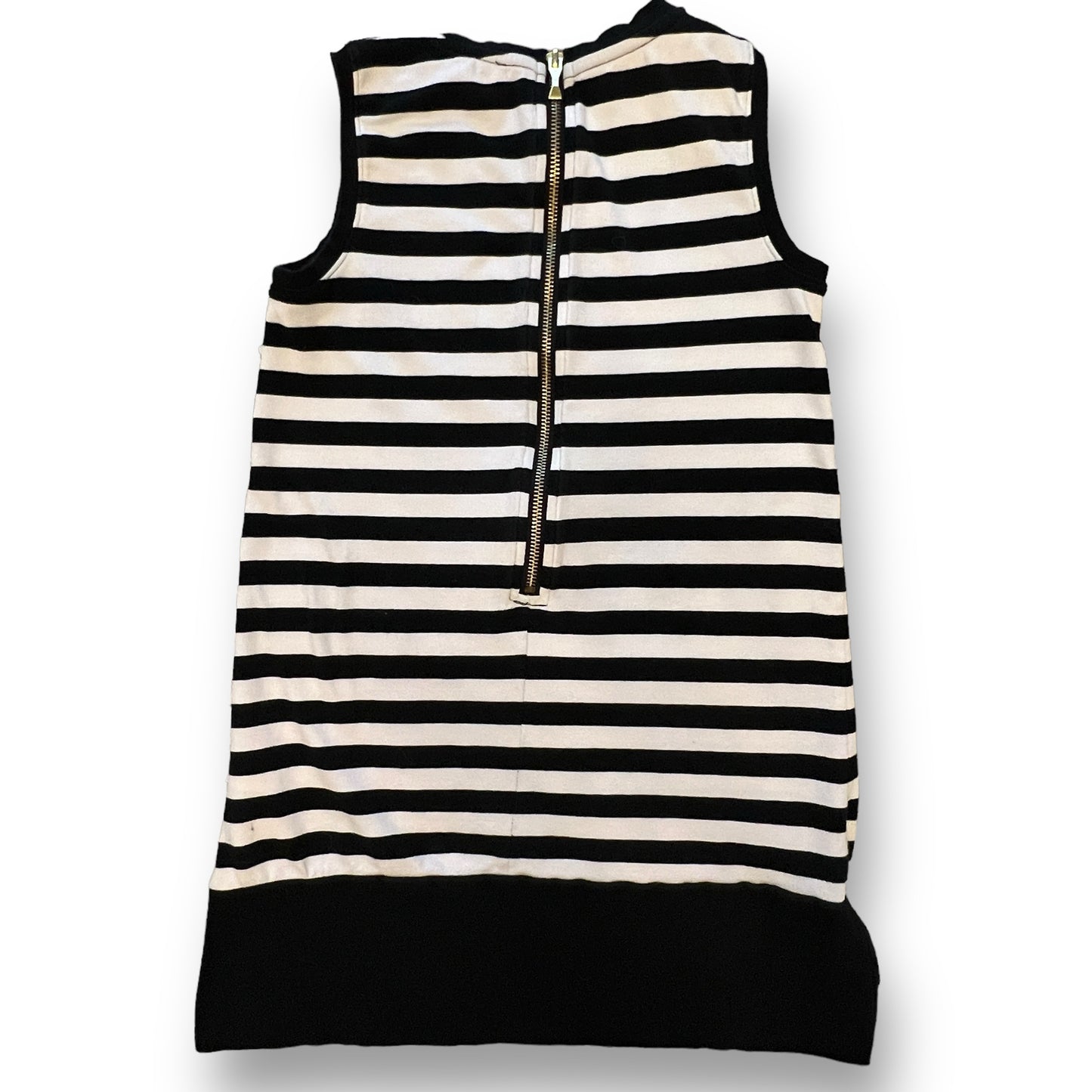 Kate Spade Girls Size 8 Black Dress Palm Tree Zippered Back Sleeveless Dress